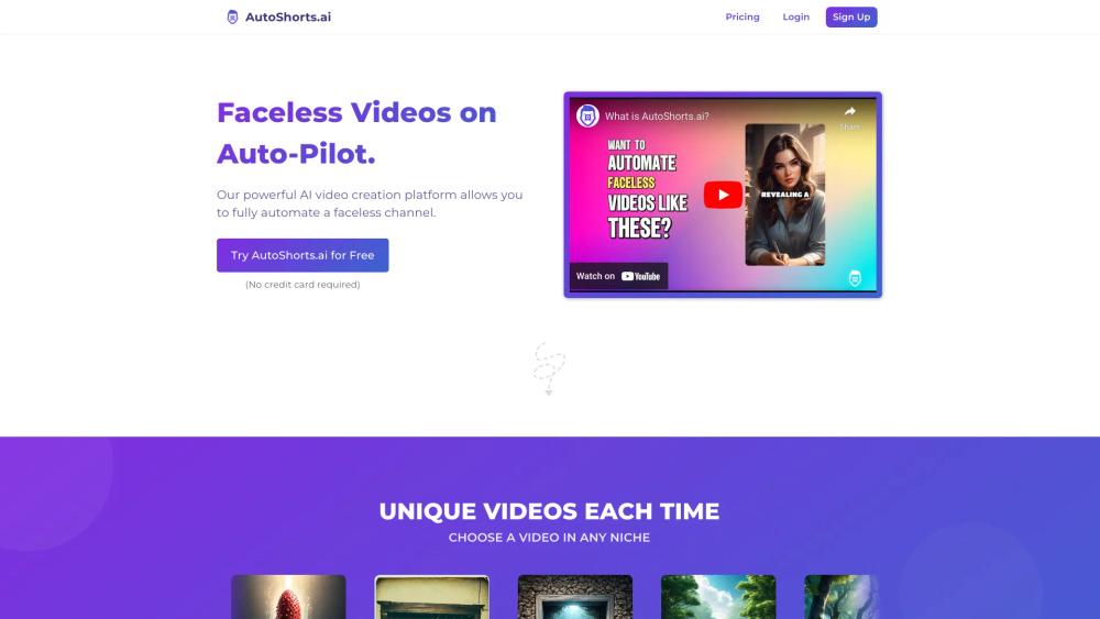 image for AutoShorts.ai