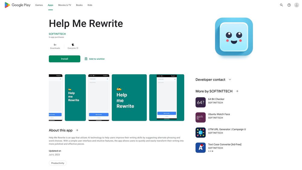 image for Help Me Rewrite