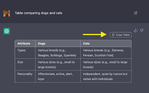 image for ChatGPTables