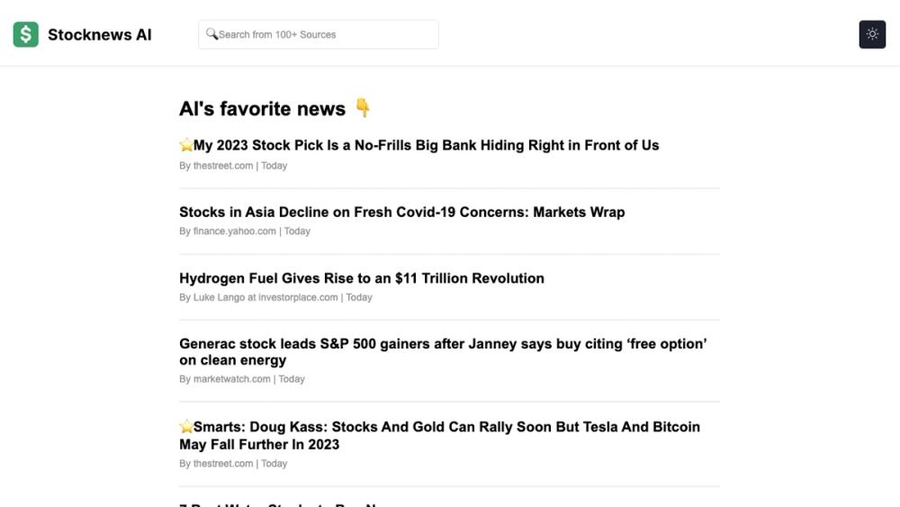 image for Stocknews AI