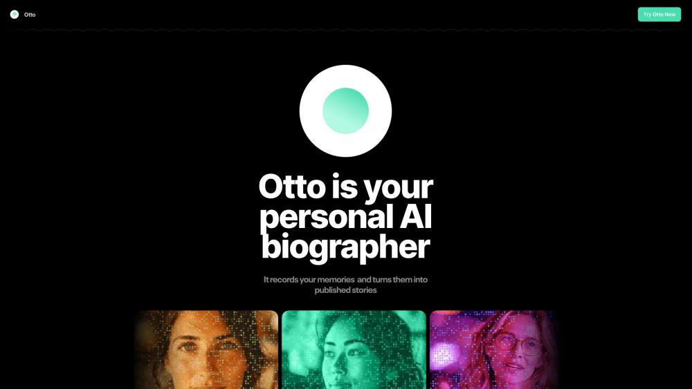 image for Otto - your personal biographer