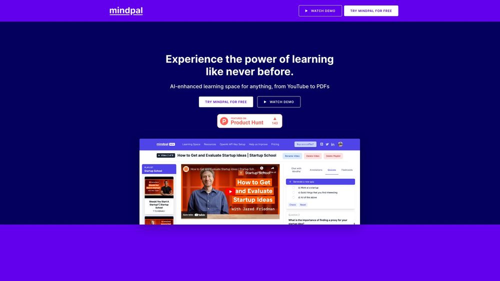 image for MindPal for YouTube