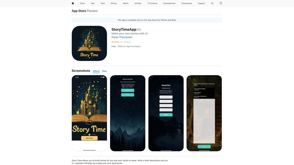 image for Story Time App