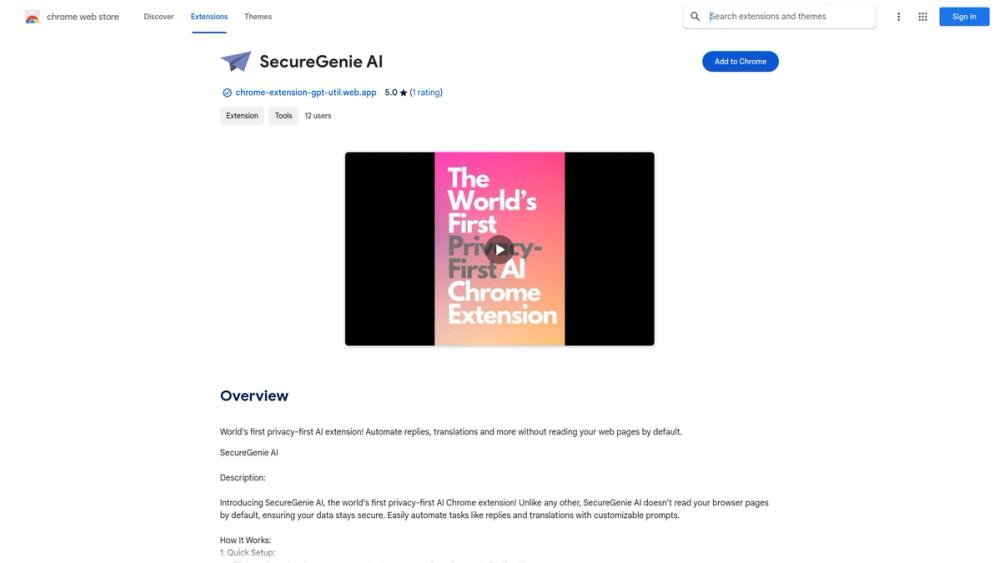 image for SecureGenie AI