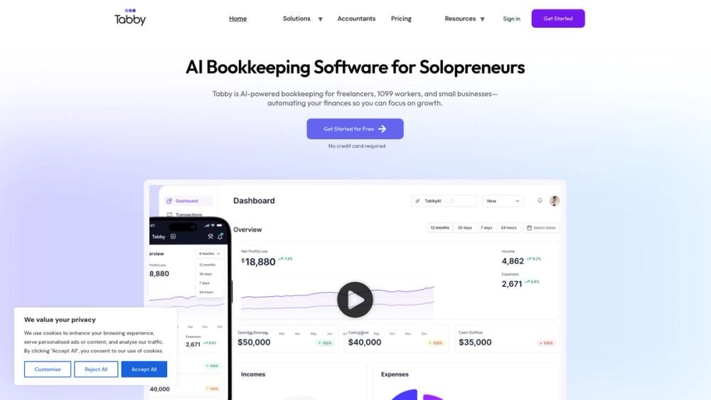image for Tabby: AI Bookkeeper