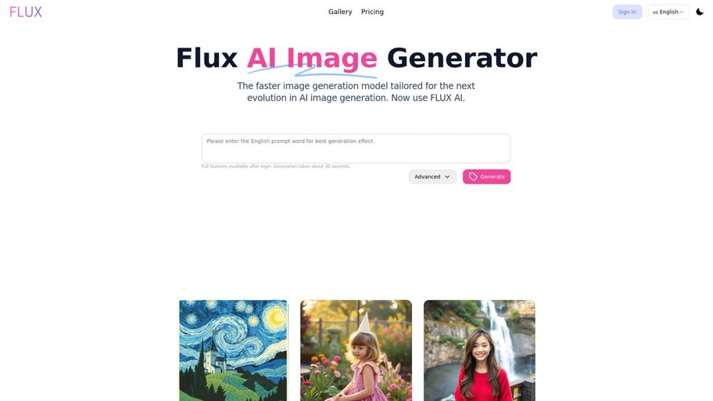 image for FLUX AI Online