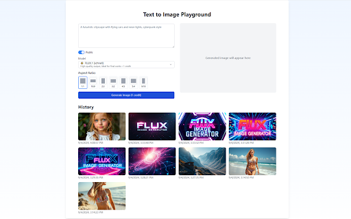image for Flux Image Generator