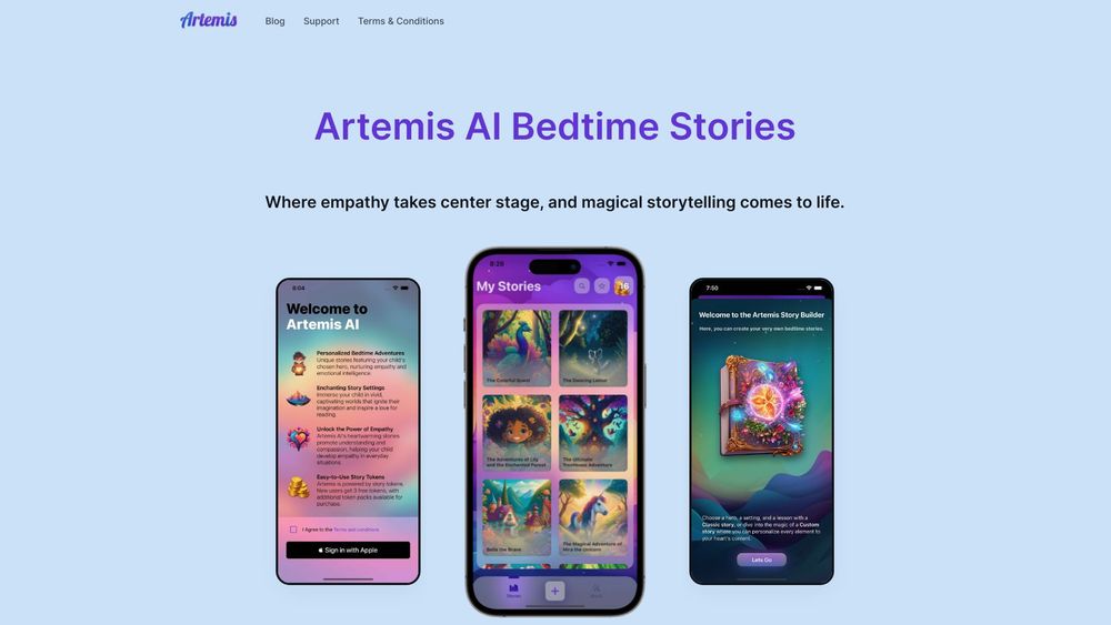 image for Artemis AI: Bedtime stories with heart