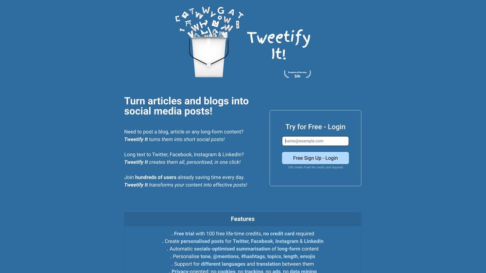 image for Tweetify It
