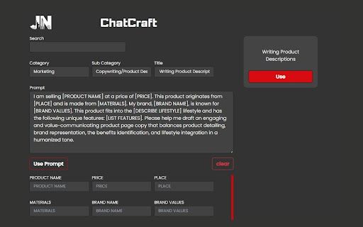 image for ChatCraft - Amazon Seller ChatGPT Prompts