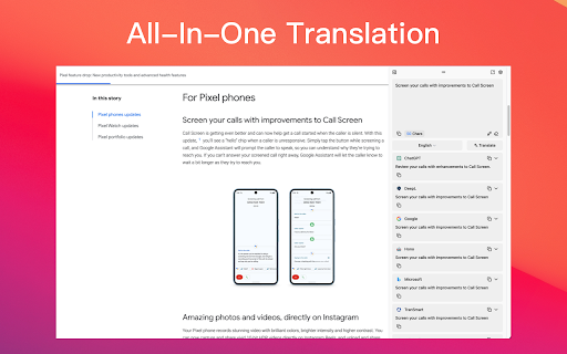 image for TransHono: All-in-One Translation