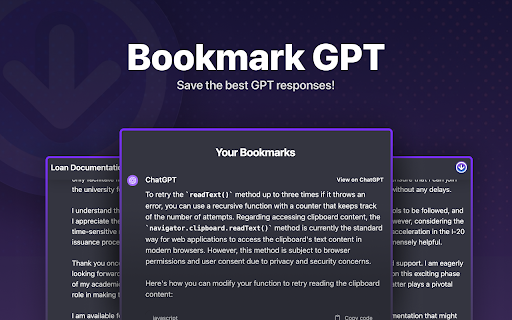 image for Bookmark GPT