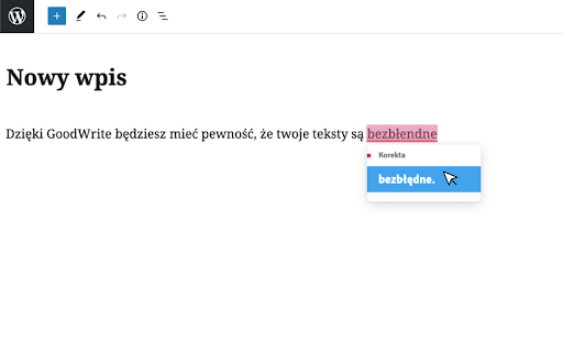 image for GoodWrite - inteligenty korektor tekstu