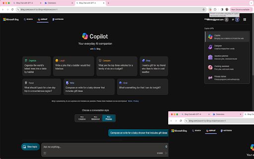 image for Copilot - Prevent scroll down to search page