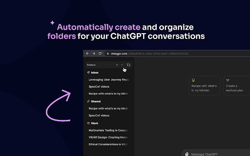 image for StackMind.AI - Intelligent ChatGPT History Organizer & Search