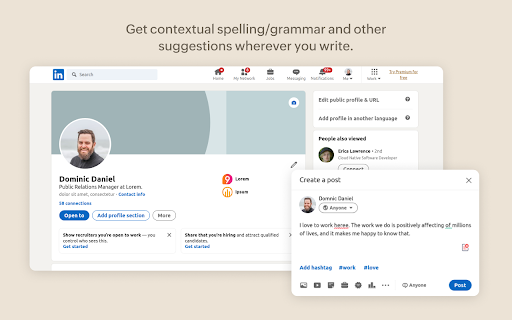 image for Zoho BluePencil: Free Grammar & Spell Checker