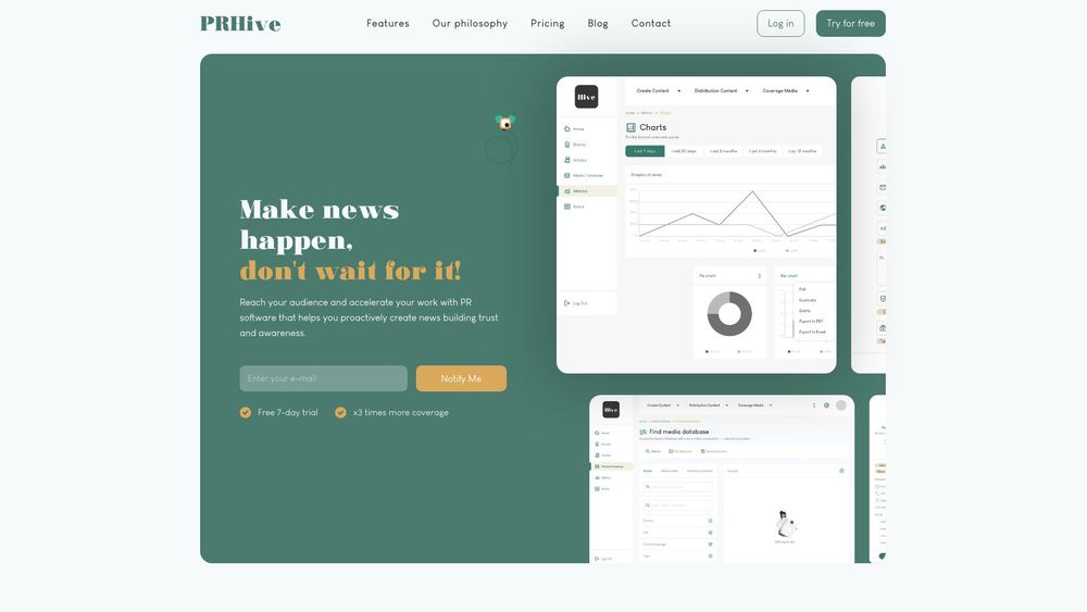 image for PRHive | Public Relations Software