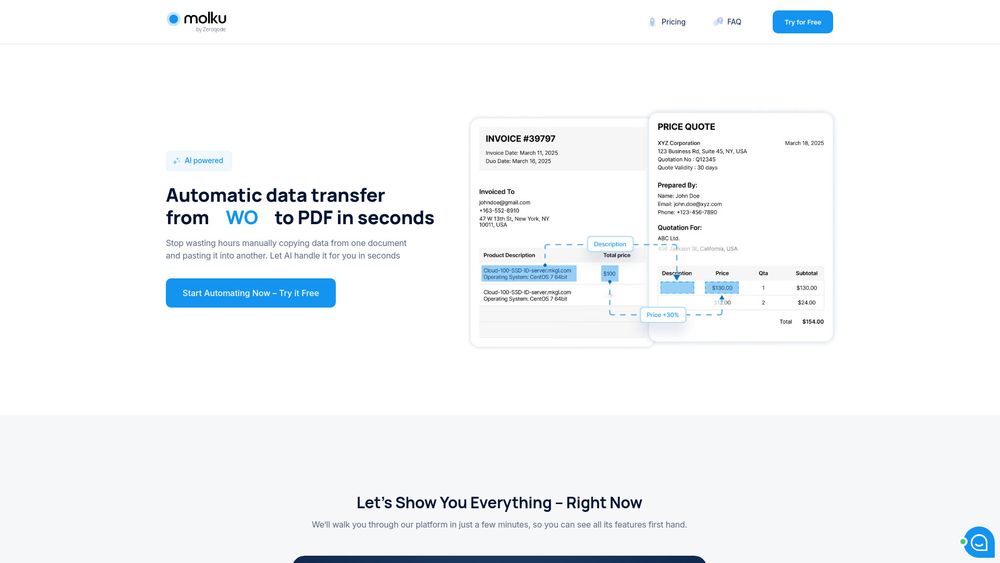 image for Molku Automatic Data Transfer in Seconds