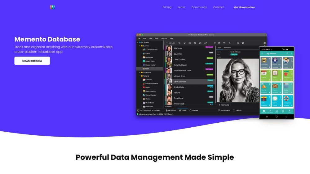 image for Memento Database