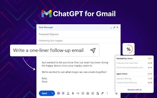 image for ChatGPT For Gmail