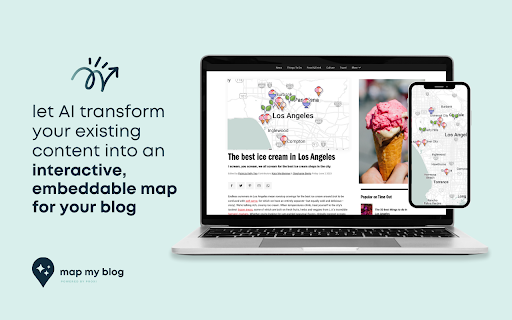 image for Map My Blog - AI-powered Mapping Software
