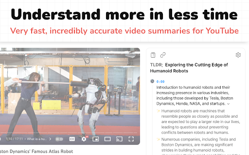 image for Smart Summary for Youtube ✦ AI Video Summary