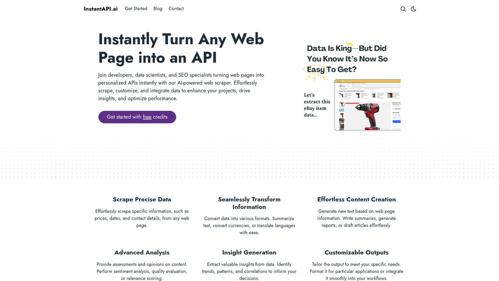 image for InstantAPI.ai