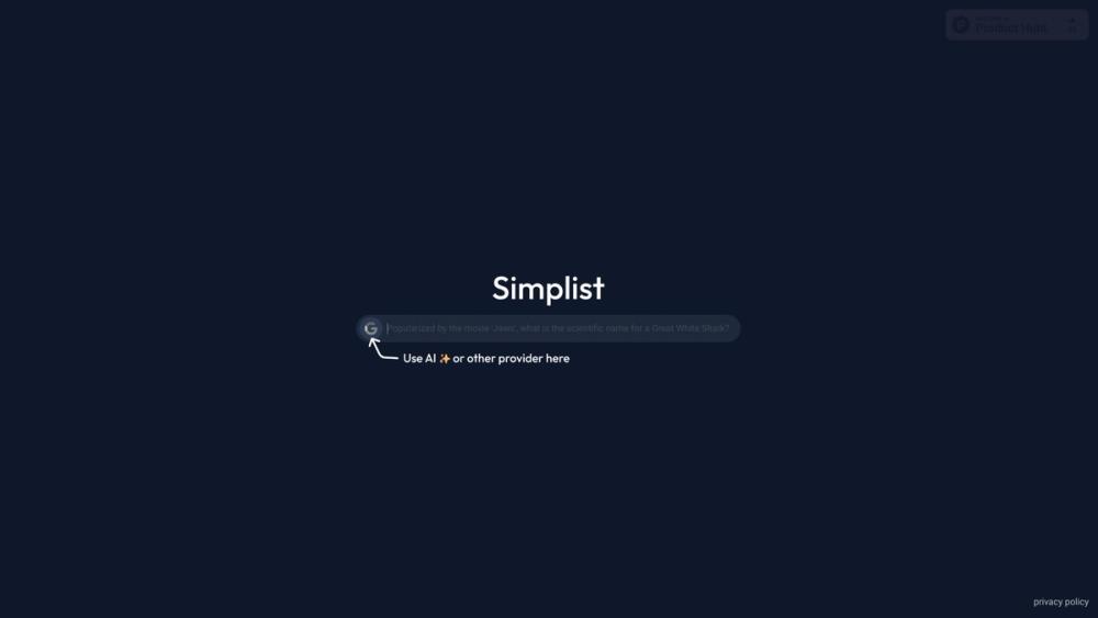 image for Simplist