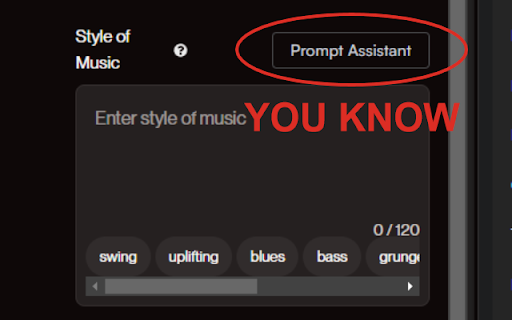 image for Suno Prompt Generator