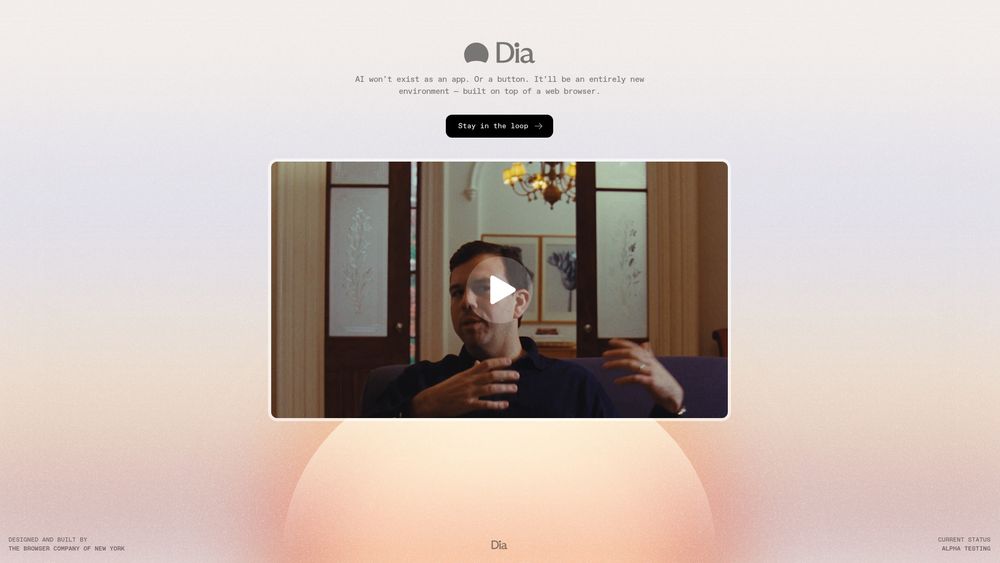 image for Dia from The Browser Company