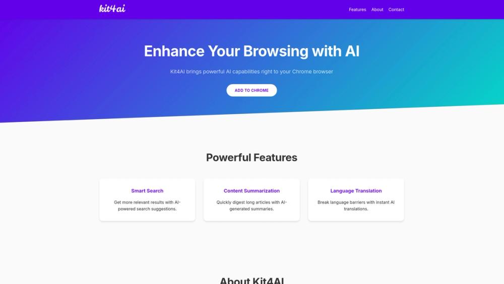 image for AI toolset's Chrome Extension
