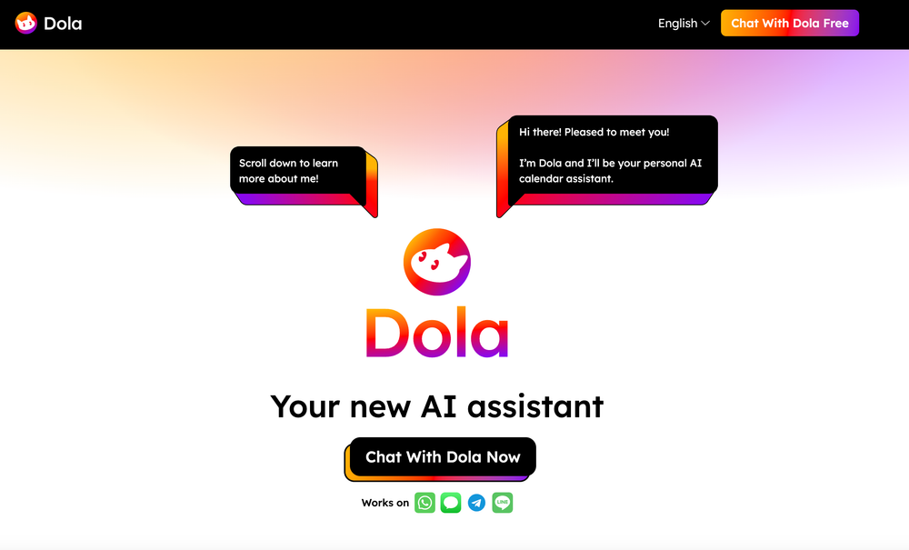 image for Dola: AI Calendar Assistant
