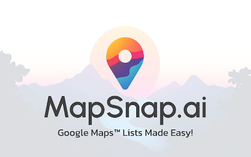 image for MapSnap.ai - Travel Itineraries to Google Maps™ Lists