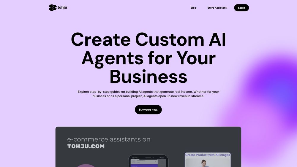 image for Tohju Store Chat Assistant