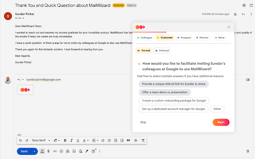 image for MailWizard for Gmail