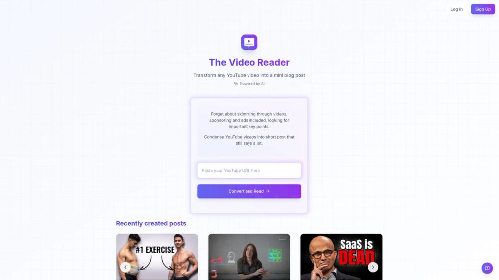 image for The Video Reader