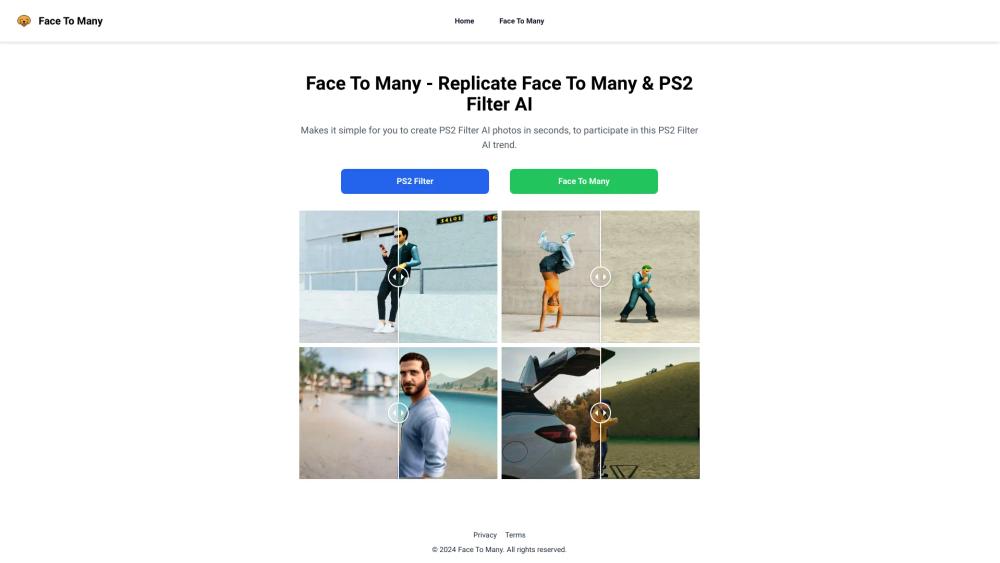 image for Replicate Face To Many