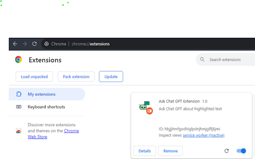 image for Ask Chat GPT Extension