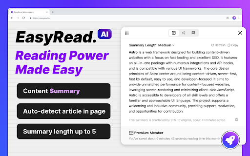 image for EasyRead.AI - Reading Assistant