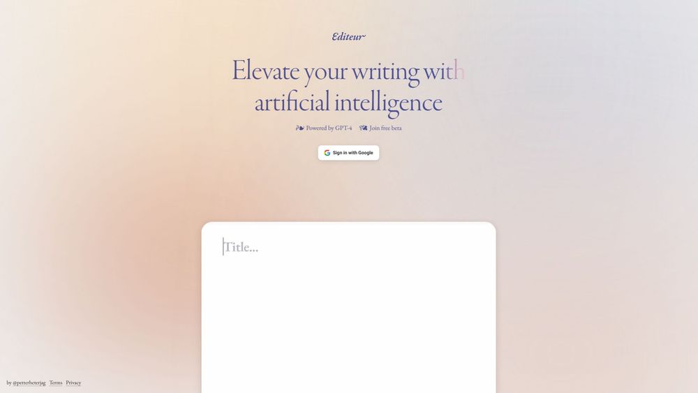 image for Editeur.ai