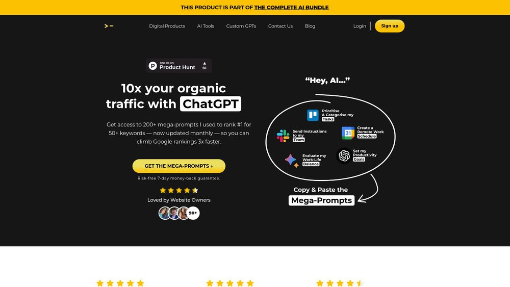 image for 200+ ChatGPT Mega-Prompts for SEO