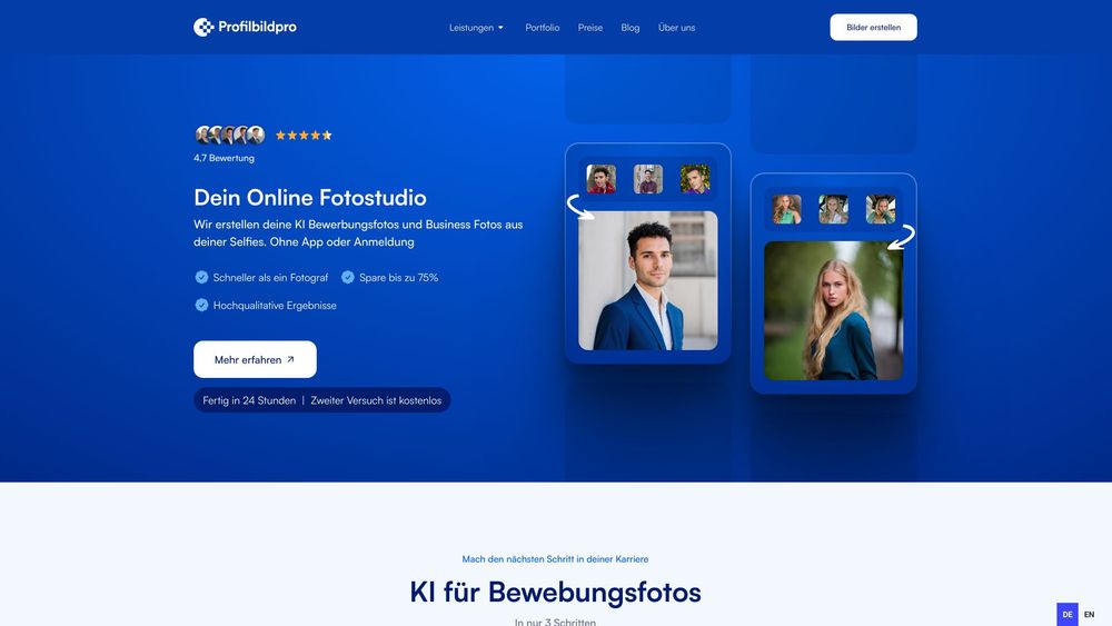 image for KI Bewerbungsfoto-erstelle KI Businessfoto und AI Profilbild