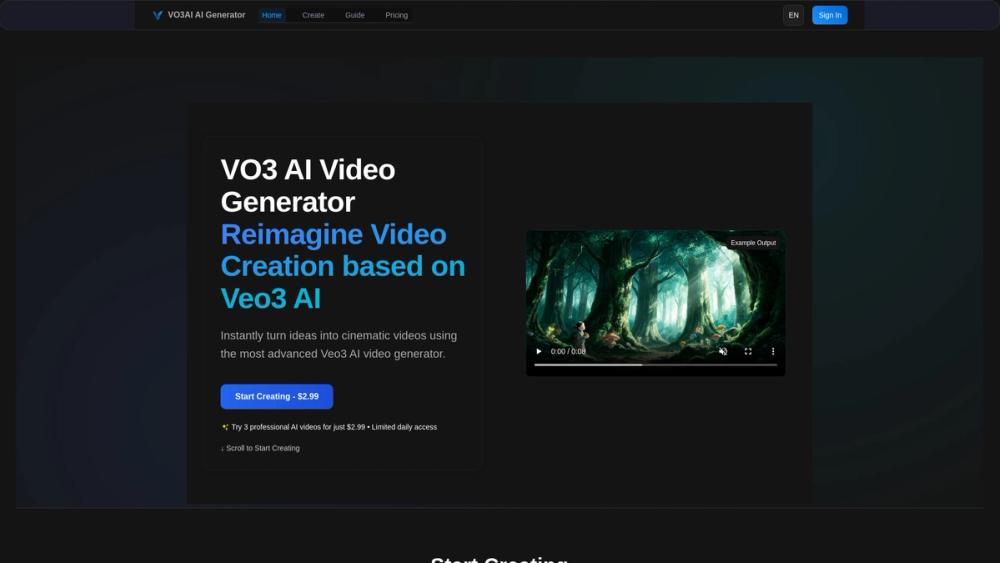 image for VO3 AI