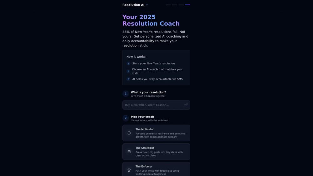 image for Resolution Coach