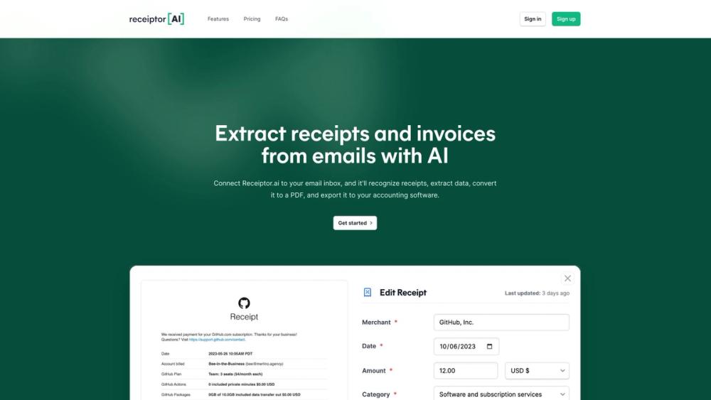 image for Receiptor.ai