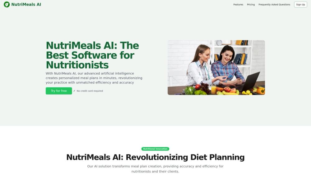 image for NutriMeals AI