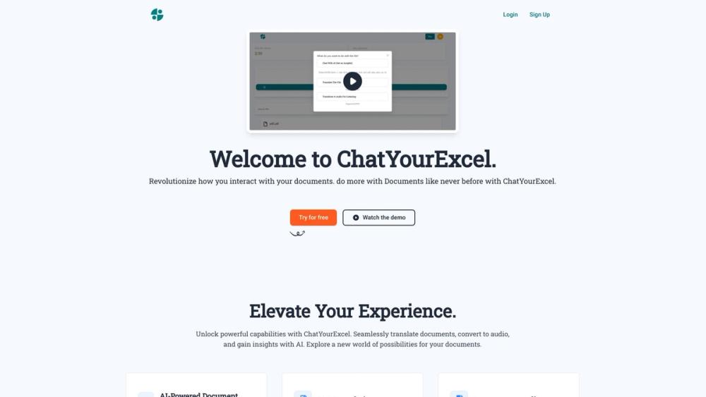 image for ChatYourExcel