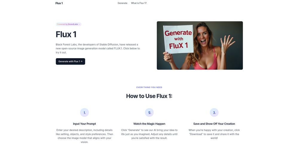 image for Flux 1 AI