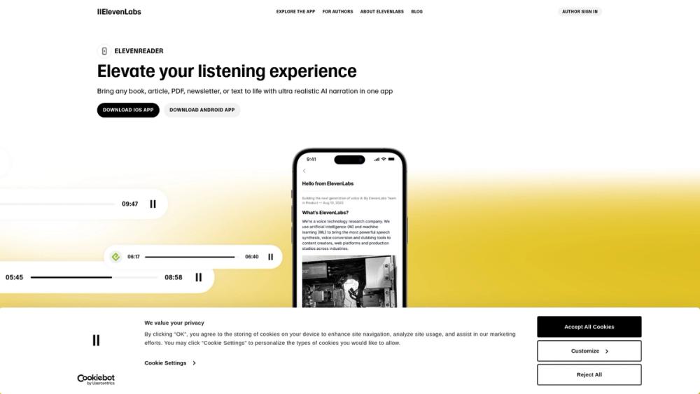 image for Elevenreader by ElevenLabs