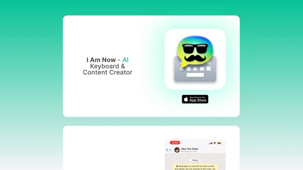 image for I Am Now - Keyboard Rephraser